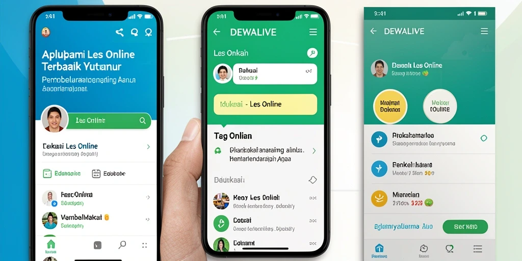 Tampilan antarmuka DEWALIVE yang interaktif dan ramah pengguna.