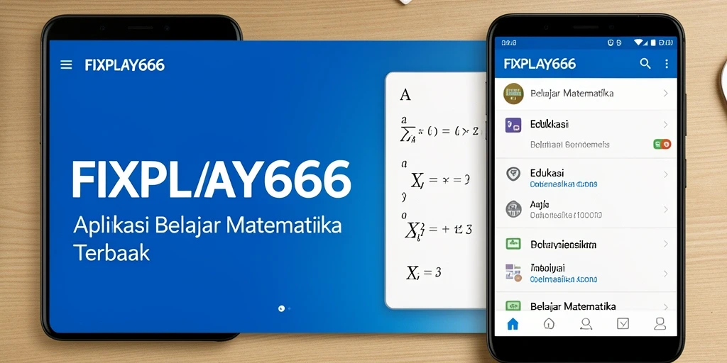 Tampilan antarmuka FIXPLAY666 yang interaktif untuk belajar matematika.