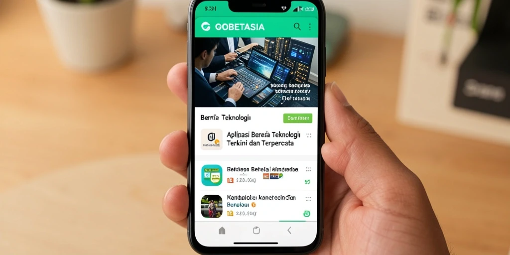 Screenshot tampilan antarmuka GOBETASIA yang modern dan informatif.