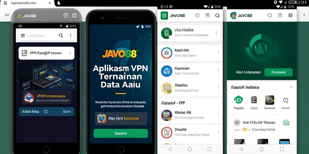 Tampilan antarmuka aplikasi JAVO88 yang user-friendly dan intuitif.