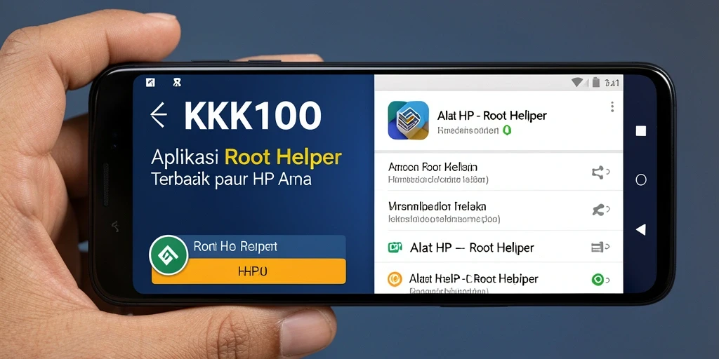 Antarmuka pengguna KPK100 yang intuitif dan mudah digunakan.