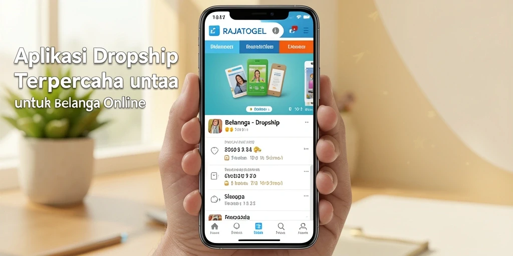 Tampilan antarmuka aplikasi RAJATOGEL yang ramah pengguna.
